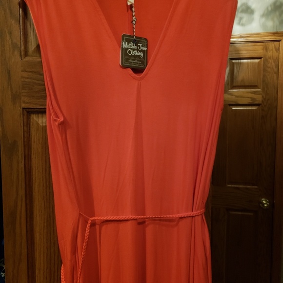 matilda jane orange dress